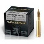 7.5X55 Swiss 174g FMJ Sellier & Bellot Ammunition